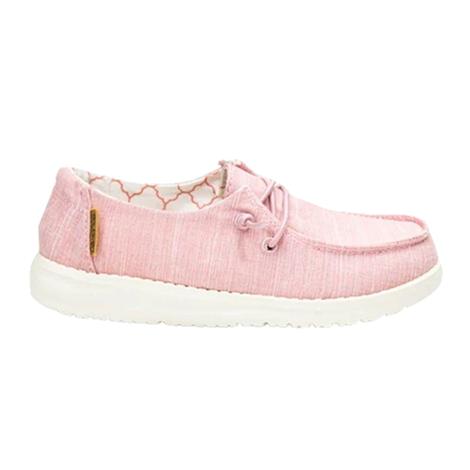 Hey Dude Wendy Linen Cotton Candy Girl's Shoes